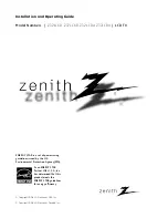 LG Zenith Z32LC6D Installation And Operating Manual предпросмотр