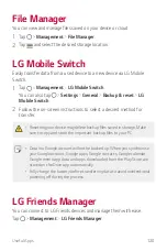 Preview for 121 page of LG ZNFQ610ZA User Manual