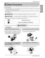 Preview for 3 page of LG ZW6510R Owner'S Manual