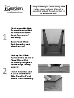 Предварительный просмотр 3 страницы LGarden BALCONY 0111 Assembly Instructions Manual