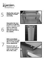 Предварительный просмотр 5 страницы LGarden BALCONY 0111 Assembly Instructions Manual