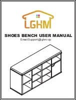 LGHM SHOES BENCH User Manual предпросмотр