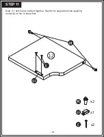 Предварительный просмотр 15 страницы LGHM SHOES BENCH User Manual