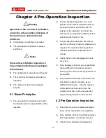 Preview for 26 page of LGMG AS1930 Operation And Safety Manual