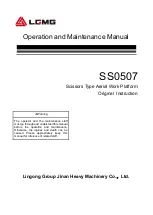 Предварительный просмотр 1 страницы LGMG S0507SDTCE10 Operation And Maintenance Manual