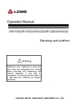 LGMG SR1018D Operation Manual preview