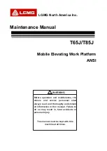 LGMG T65J Maintenance Manual preview