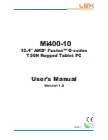 Предварительный просмотр 1 страницы LGX Mi400-10 User Manual