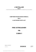 L'HOTELLIER 12589-01 Component Maintenance Manual With Illustrated Parts List preview