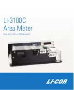 Preview for 1 page of LI-COR LI-3100C Instruction Manual