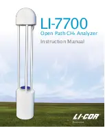 LI-COR LI-7700 Instruction Manual предпросмотр