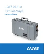 Preview for 1 page of LI-COR LI-7815 Instruction Manual