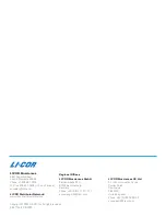 Предварительный просмотр 8 страницы LI-COR LI-8 0 Series Manual