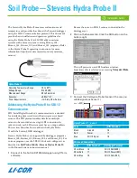 LI-COR Stevens Hydra Probe II Installation Manual предпросмотр