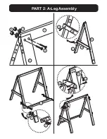 Предварительный просмотр 3 страницы Li-Lo Leisure BAHARU SWING BED Assembly Instruction