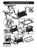 Предварительный просмотр 4 страницы Li-Lo Leisure BAHARU SWING BED Assembly Instruction