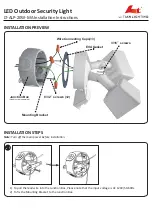 Предварительный просмотр 2 страницы LI-TIAN LIGHTING LT-ALP-20W-MA Installation Instructions