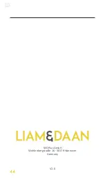 Предварительный просмотр 44 страницы Liam & Daan 303882 User Manual