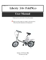 Liberty 123 24v FoldNGo User Manual preview