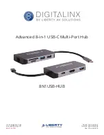 LIBERTY AV SOLUTIONS Digitalinx 8N1USB-HUB Quick Manual preview