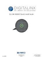 LIBERTY AV SOLUTIONS DigitaLinx DL-USB-360MIC Quick Install Manual предпросмотр