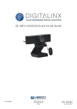 LIBERTY AV SOLUTIONS DigitaLinx DL-WFH-CAM120 Quick Install Manual preview