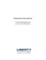 Предварительный просмотр 7 страницы LIBERTY AV SOLUTIONS DL-HD14-H2 User Manual