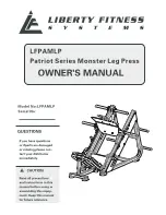 Liberty Fitness Systems LFPAMLP Owner'S Manual preview