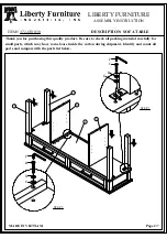 Preview for 2 page of Liberty Furniture 172-OT1030 Assembly Instruction Manual