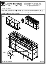 Preview for 4 page of Liberty Furniture 172-OT1030 Assembly Instruction Manual