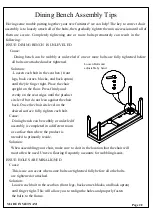 Предварительный просмотр 2 страницы Liberty Furniture 227-C9001B Assembly Instruction