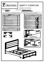 Liberty Furniture 439-BR14FS Assembly Instruction предпросмотр