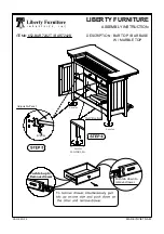 Предварительный просмотр 2 страницы Liberty Furniture 652-BAR7242T Assembly Instruction