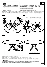 Предварительный просмотр 2 страницы Liberty Furniture ROUND PEDESTAL TABLE 198-T4747 Assembly Instruction