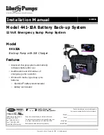 Предварительный просмотр 1 страницы Liberty Pumps 441-10A Installation Manual