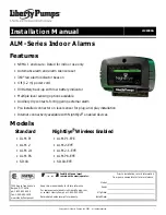 Предварительный просмотр 1 страницы Liberty Pumps ALM Series Installation Manual