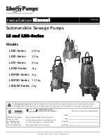 Liberty Pumps LE100 Series Installation Manual preview