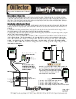 Preview for 2 page of Liberty Pumps OilTector OTC-115 Operation And Maintenance Manual