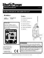 Предварительный просмотр 11 страницы Liberty Pumps PRG102M-3E Owner'S Manual