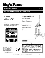 Предварительный просмотр 31 страницы Liberty Pumps PRG102M-3E Owner'S Manual