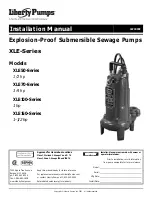 Предварительный просмотр 1 страницы Liberty Pumps XLE100 Series Installation Manual