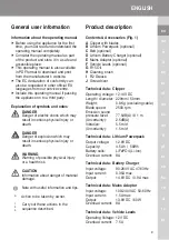 Предварительный просмотр 9 страницы Liberty 109-11530 Instruction Manual