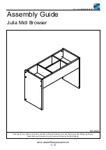 Предварительный просмотр 1 страницы LIBRARY PEOPLE Julia Midi Browser Assembly Manual