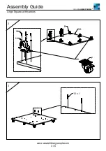 Preview for 3 page of LIBRARY PEOPLE Lingo Square with castors Assembly Manual