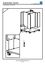 Preview for 5 page of LIBRARY PEOPLE Lingo Square with castors Assembly Manual