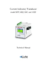 Предварительный просмотр 1 страницы Licht MFC-400/I-IAC Technical Manual