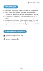 Предварительный просмотр 8 страницы Licorne DN49 User Manual