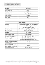 Предварительный просмотр 2 страницы Lidén Weighing BW-0635 User Manual