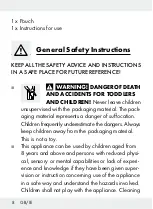 Preview for 8 page of lidl 110713 Operation And Safety Notes