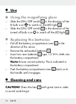 Preview for 12 page of lidl 110713 Operation And Safety Notes